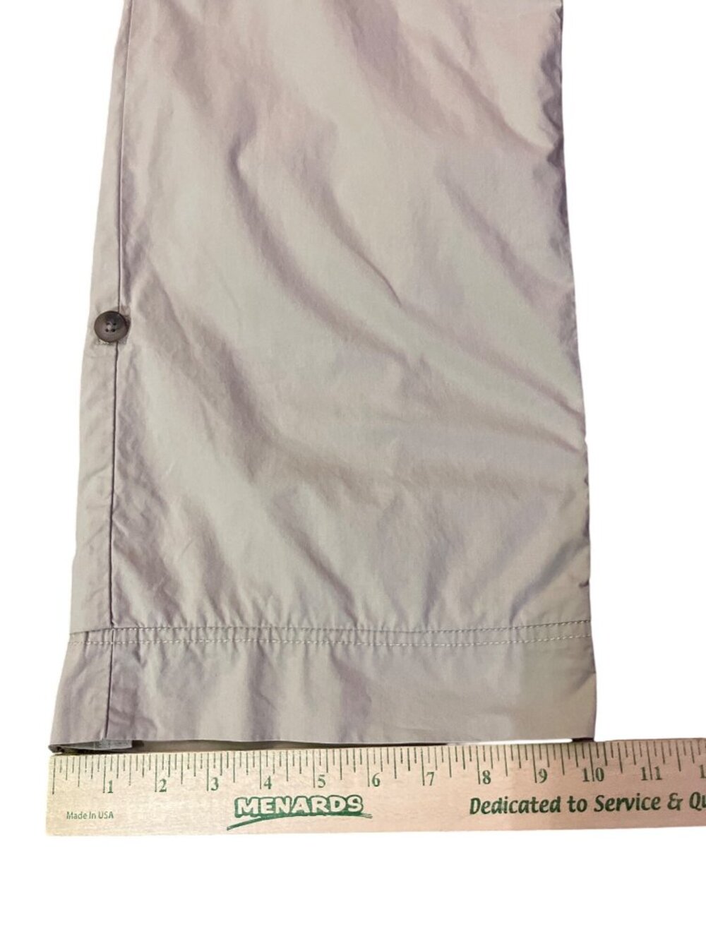 Lands' End Womens 24W Khaki Cargo Pants Elastic Waist Cotton Hiking Used - Picture 13 of 16